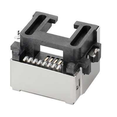 Through-hole Modular Plug Connector Spec ARJC02-111006K Durable Modular Connector Designed for Network Cable Connections